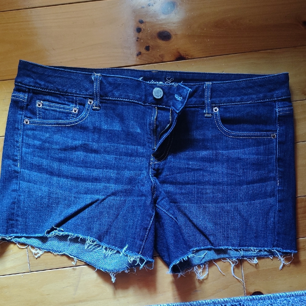 American Eagle Outfitters Dark Blue Jean Shorts